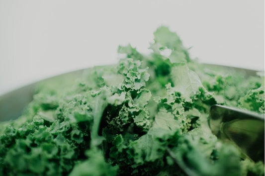 A bowl of fresh kale