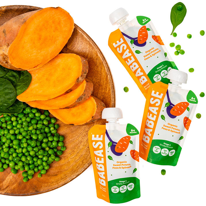 Sweet Potato, Peas & Spinach (Pack of 8)