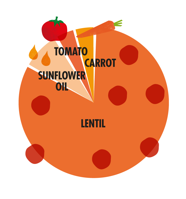 100% Lentil Puffs - Tomato