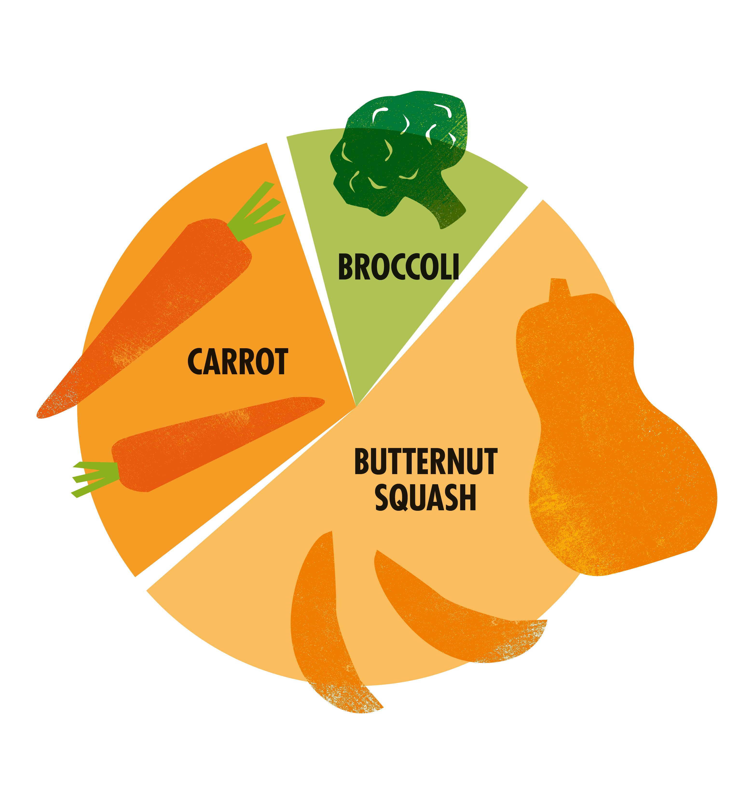Butternut Squash, Carrot & Broccoli